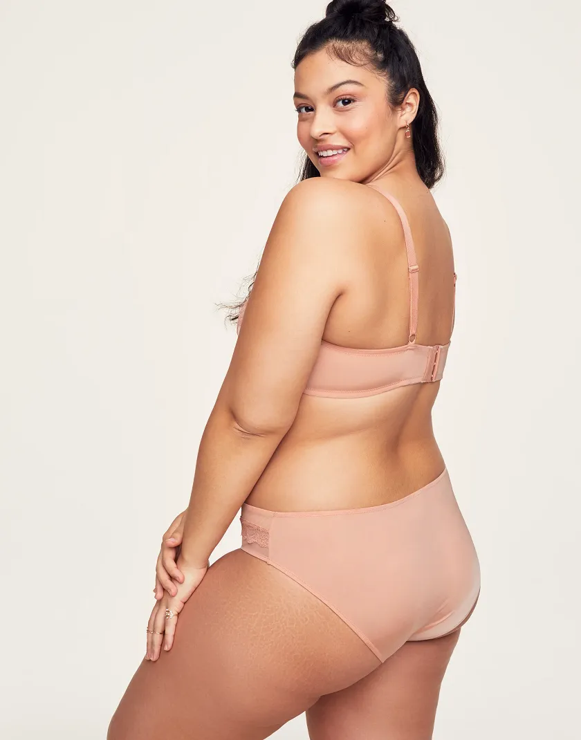 Andrelisa Beige 2 Lightly Lined bra bundle Model 3