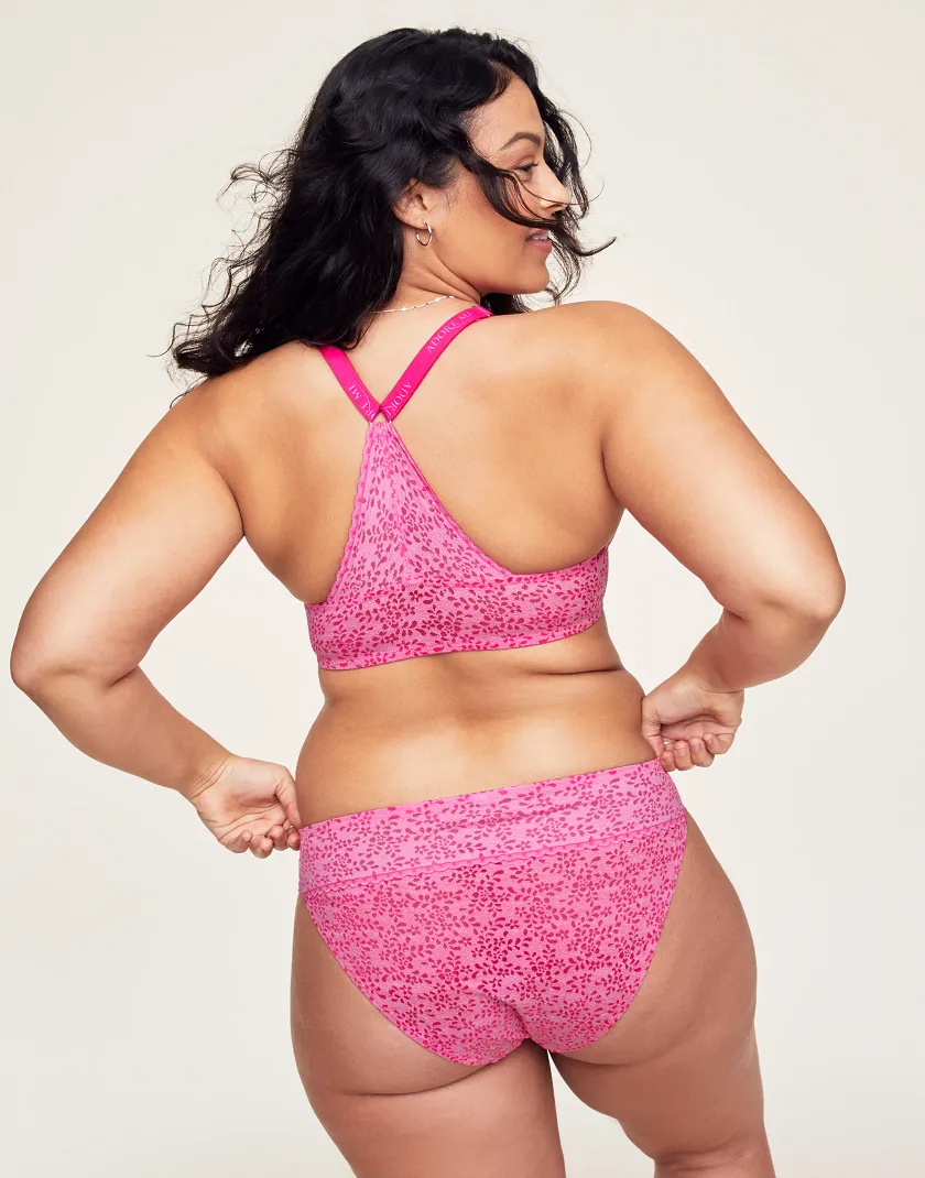 Marcyas Dark Pink 2 Contour bra bundle Model 3