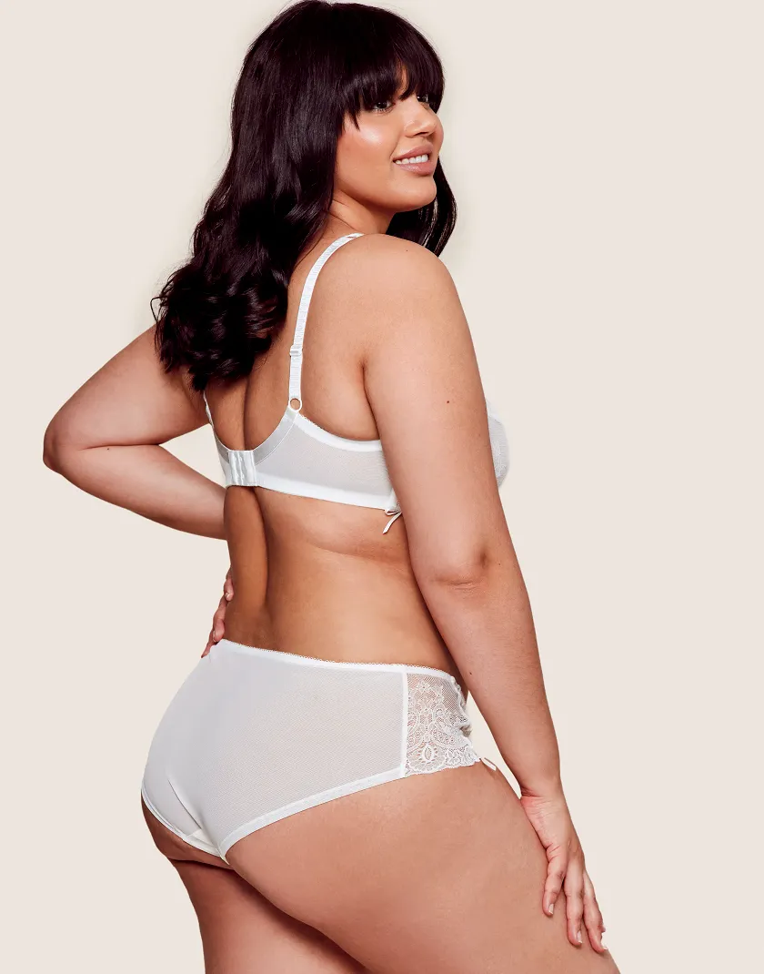 Loretta White 3 Unlined bra bundle Model 3