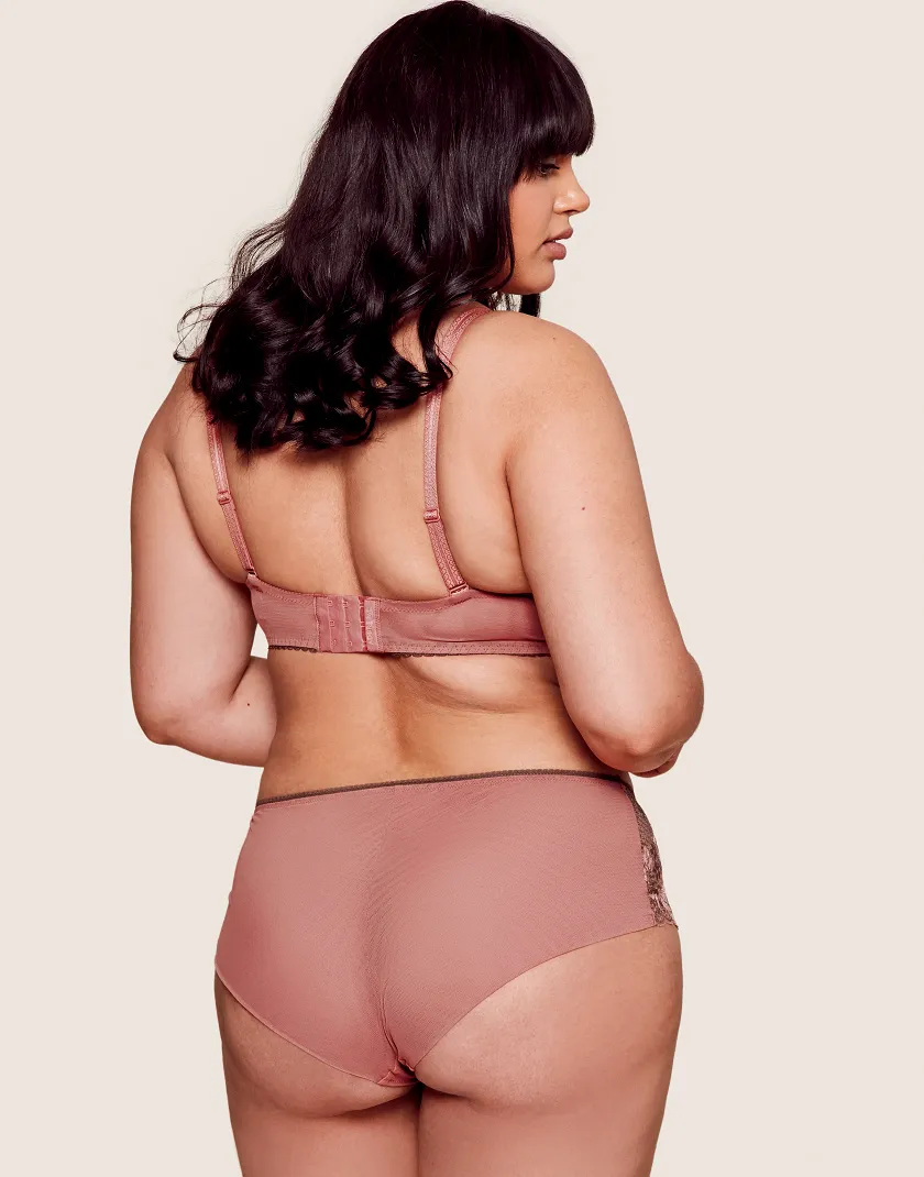 Cinthia Dark Brown 3 Unlined bra bundle Model 6