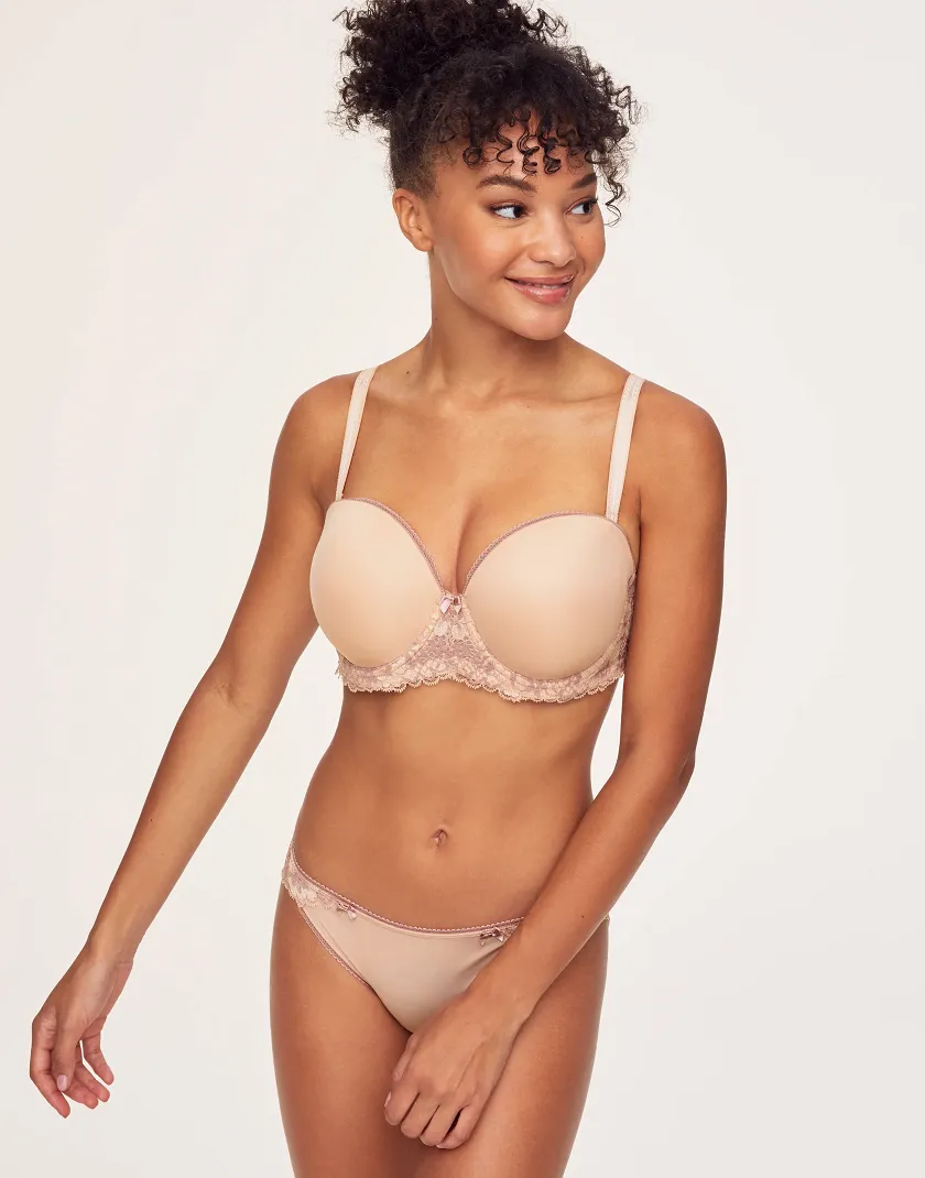 Constanta Medium Beige 2 Contour bra bundle Model 2