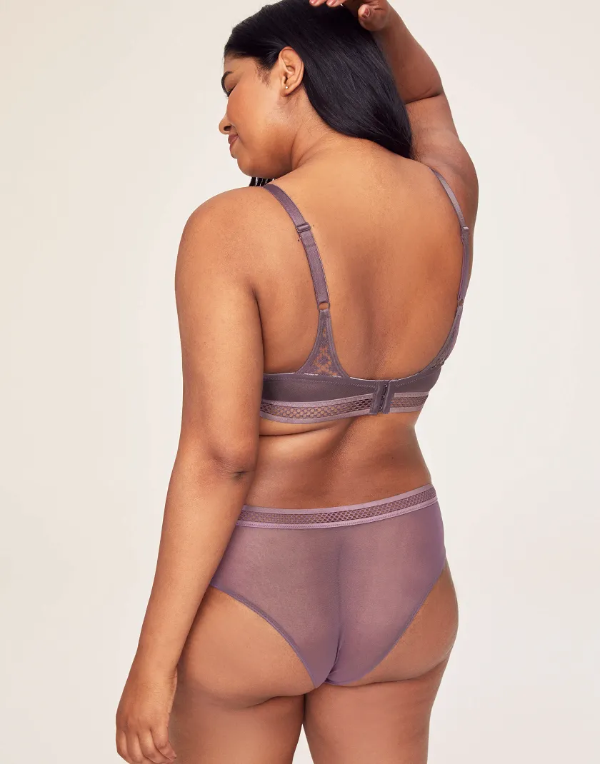 Tatum Dark Purple 2 Unlined bra bundle Model 6