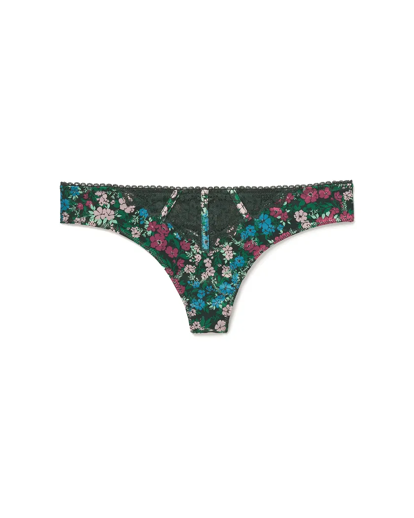 Rochelle Thong Floral Green panty bundle Still 1