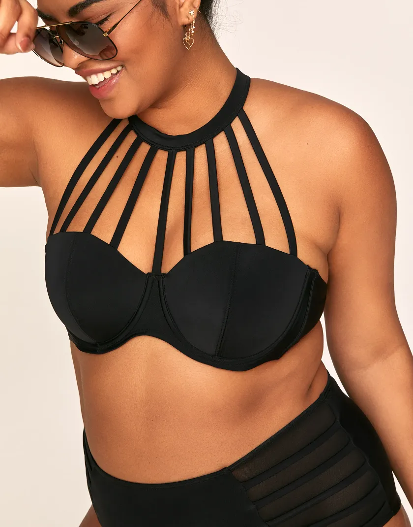 Enisa Black 2 Contour swimwear bundle Model 1