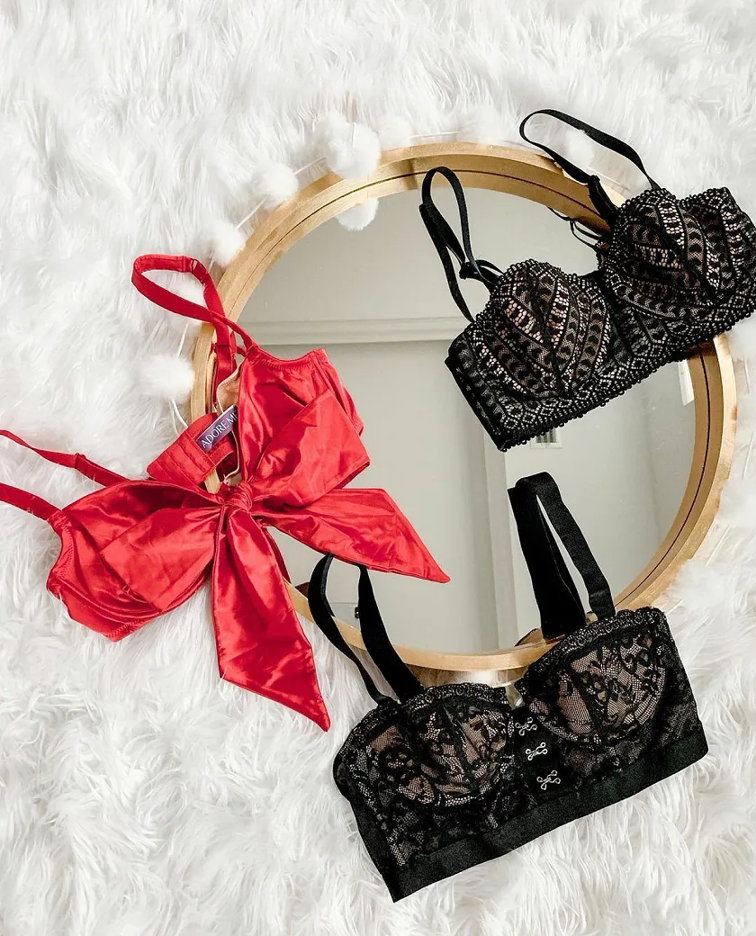 Nymphadora Dark Red 2 Contour bra bundle Still 5
