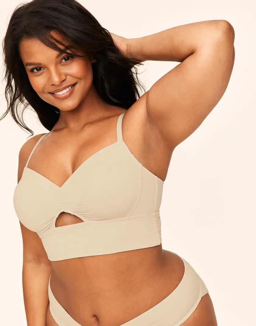Fatima Light Brown 2 Unlined bra bundle Model 2