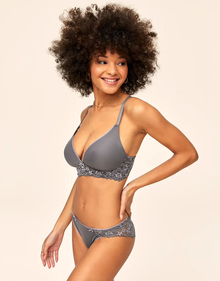 Sonjia Dark Gray 2 Contour bra bundle Model 2