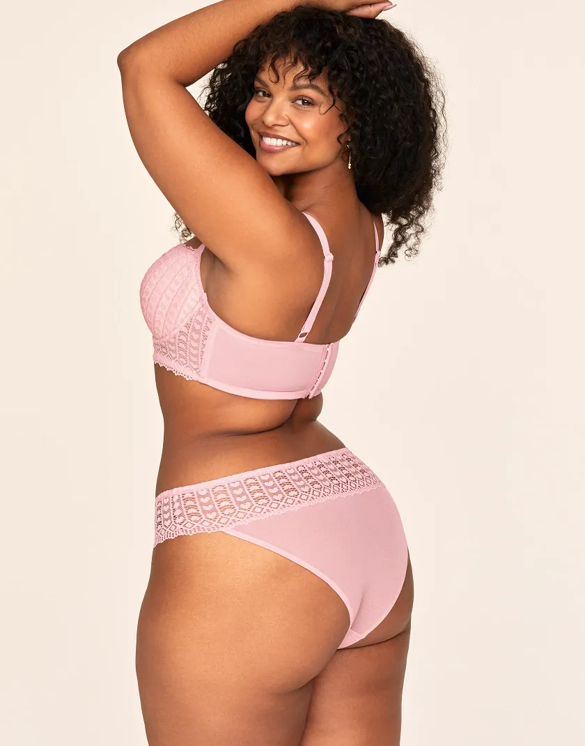 Nymphadora Medium Pink 2 Contour bra bundle Model 8