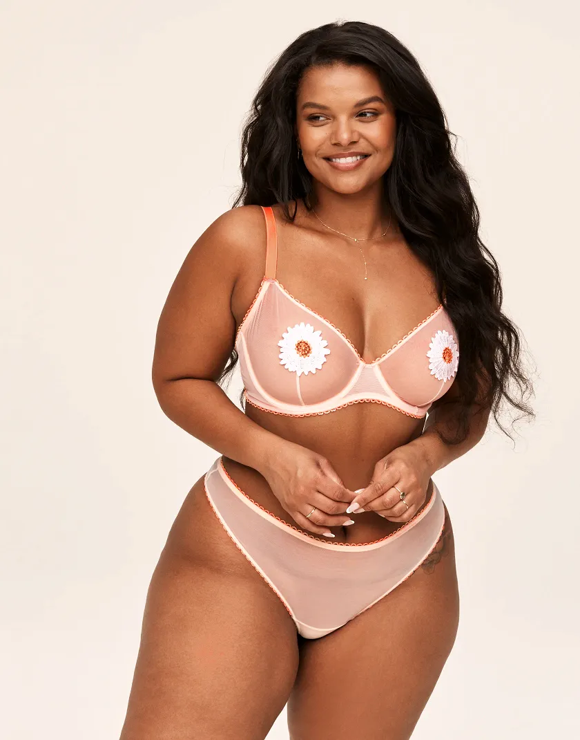 Alyshia Light Pink 2 Unlined bra bundle Model 3