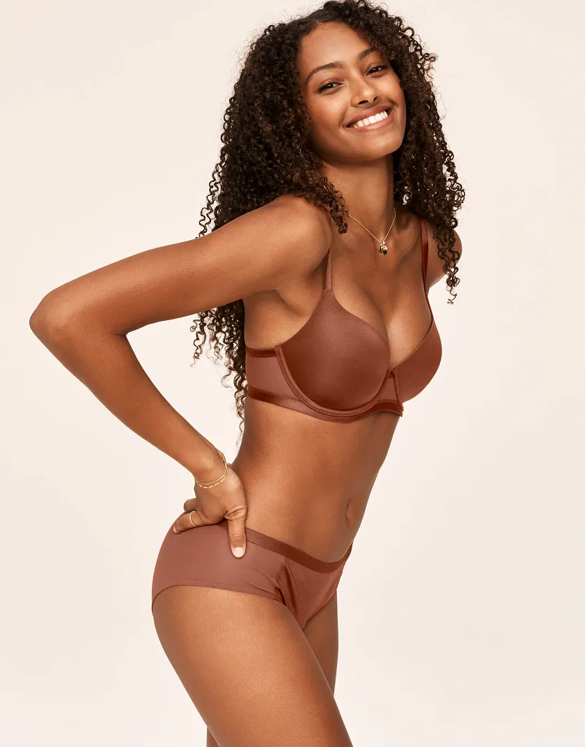 Acacia Dark Brown 2 Contour bra bundle Model 2
