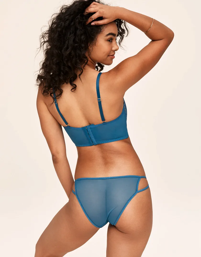 Margaritte Dark Blue 4 Push Up bra bundle Model 2