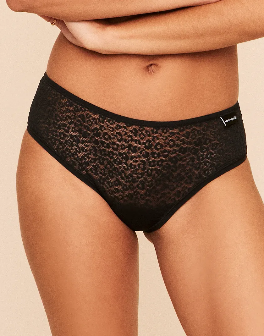Billie Lace Cheeky Black panty bundle Model 4