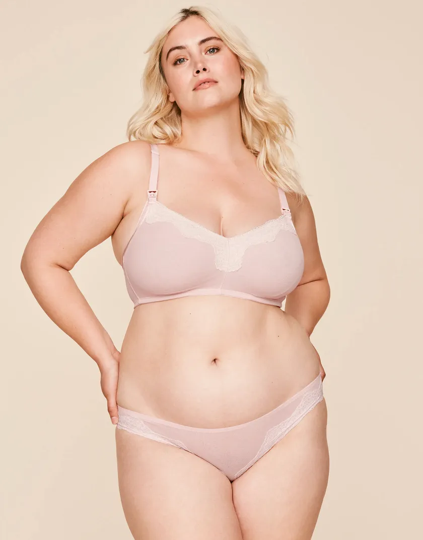 Enora Nursing Light Beige 2 Unlined bra bundle Model 5