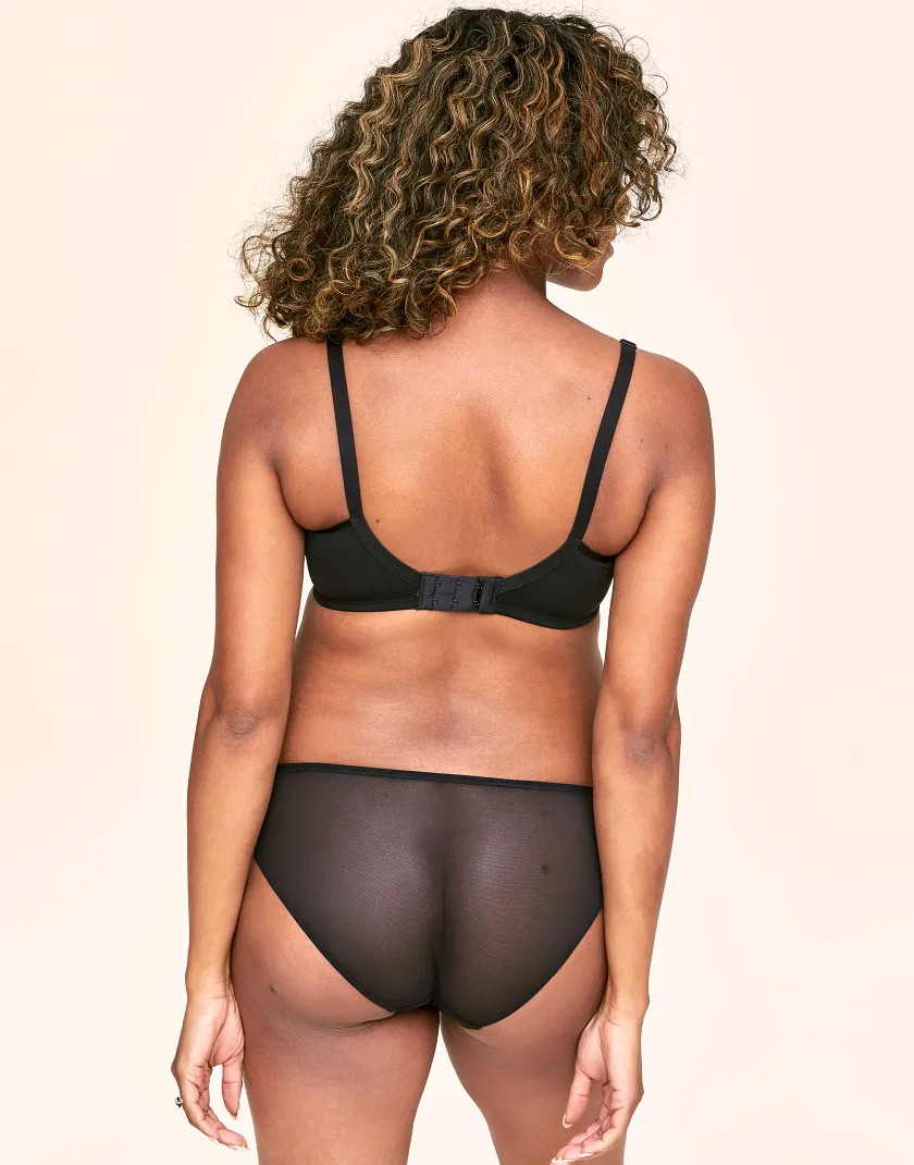 Enora Nursing Black 2 Unlined bra bundle Model 6