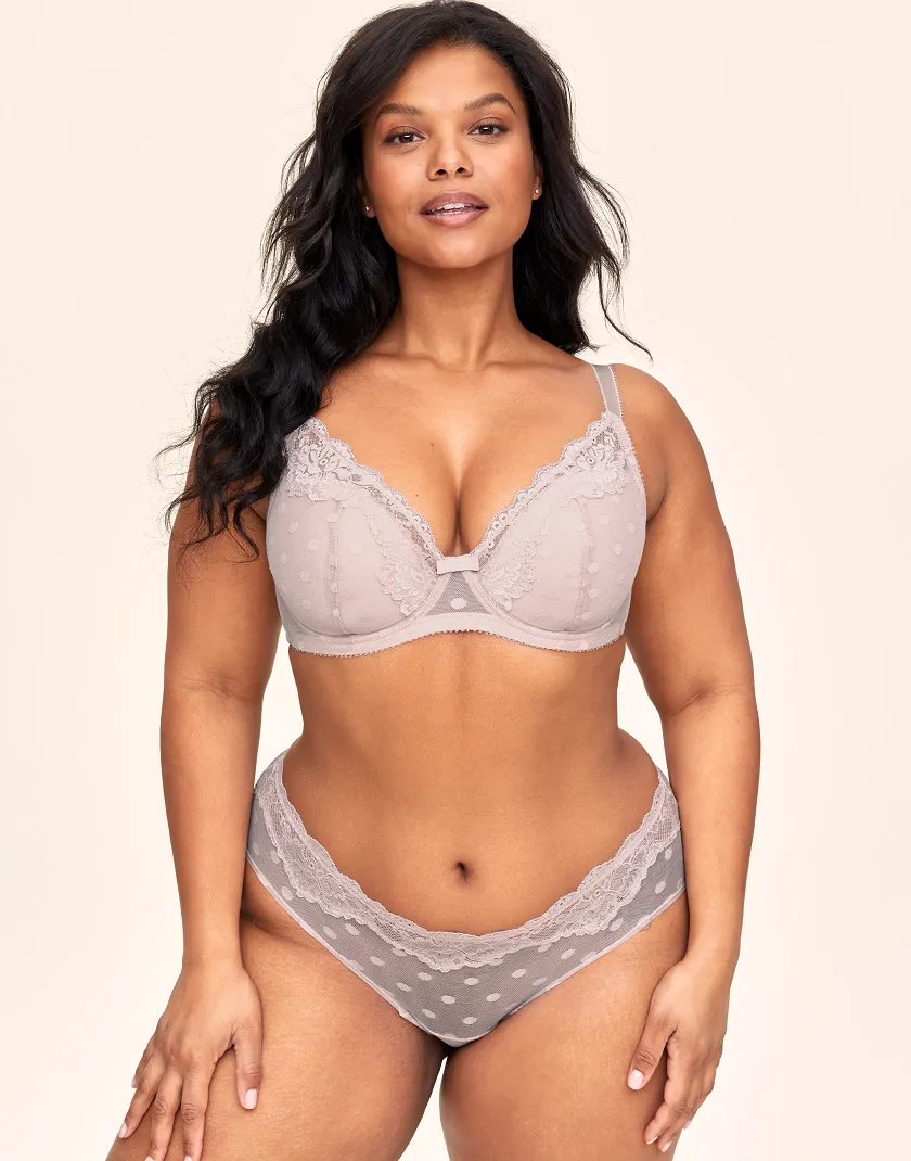 Amalee Medium Purple 2 Lightly Lined bra bundle Model 5