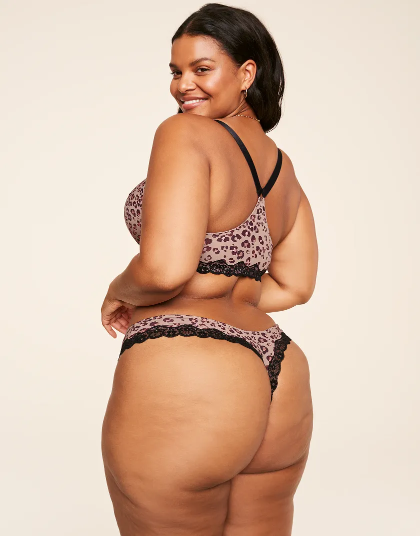 Alexis Animal Brown 4 Contour bra bundle Model 6