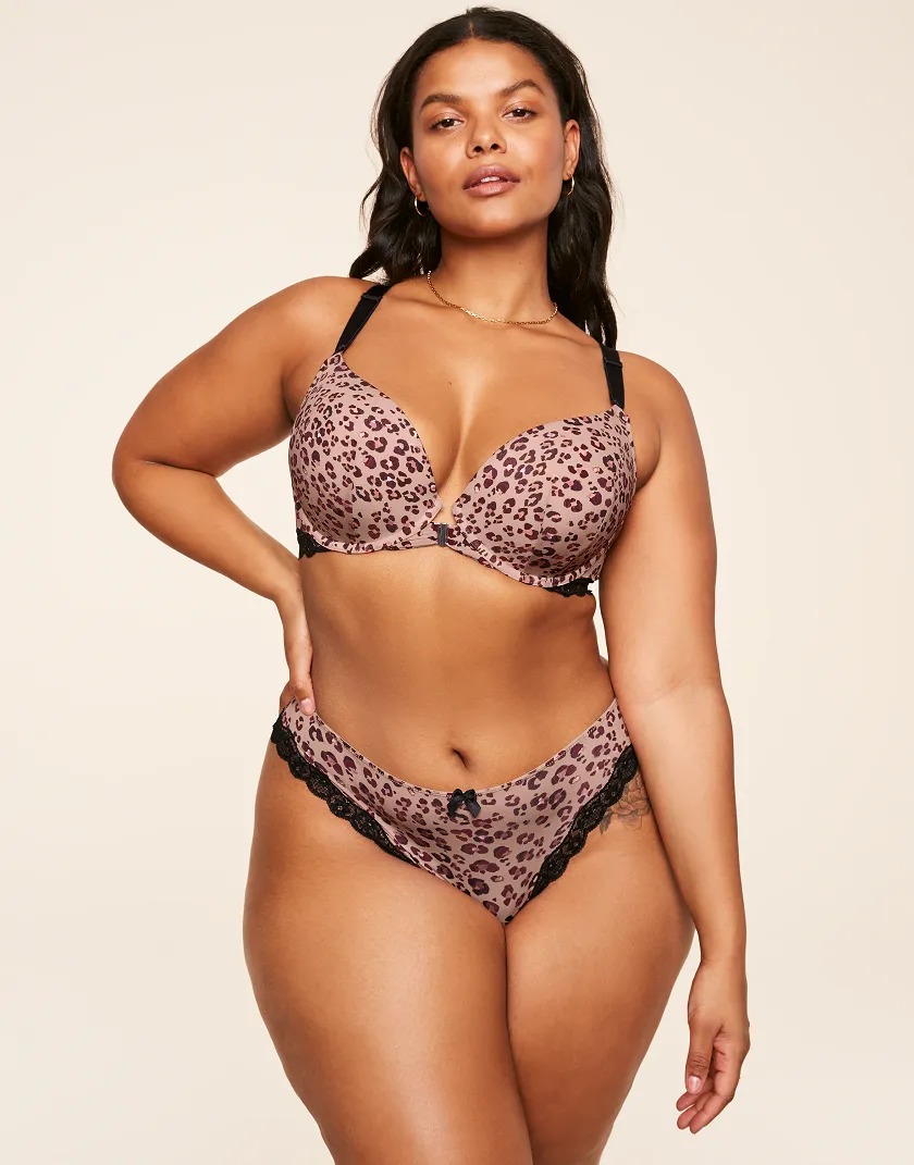 Alexis Animal Brown 4 Contour bra bundle Model 4