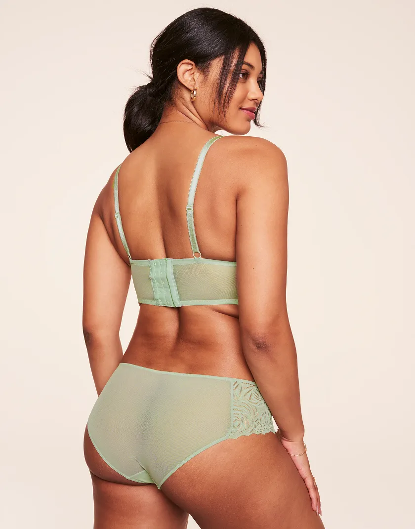Lucinda Medium Green 2 Contour bra bundle Model 5