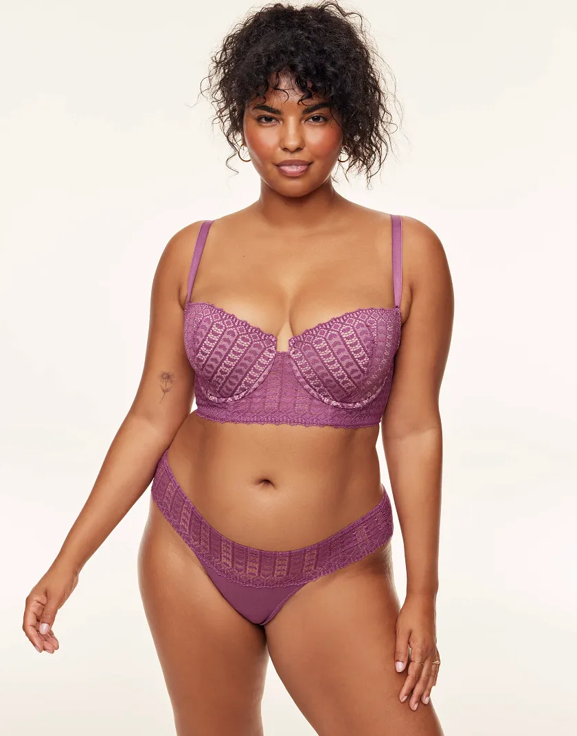 Nymphadora Purple Contour bra bundle Model 7