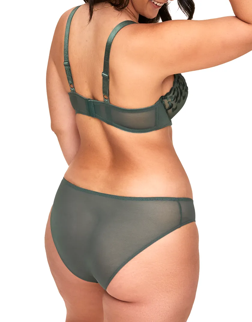 Tiana Bikini Dark Green panty bundle Model 5