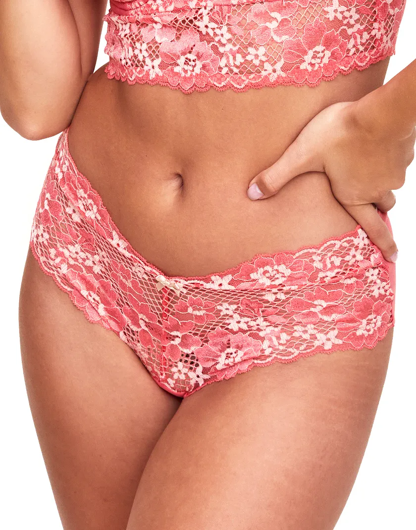 Pacchi Dark Pink 2 Lightly Lined bra bundle Model 3