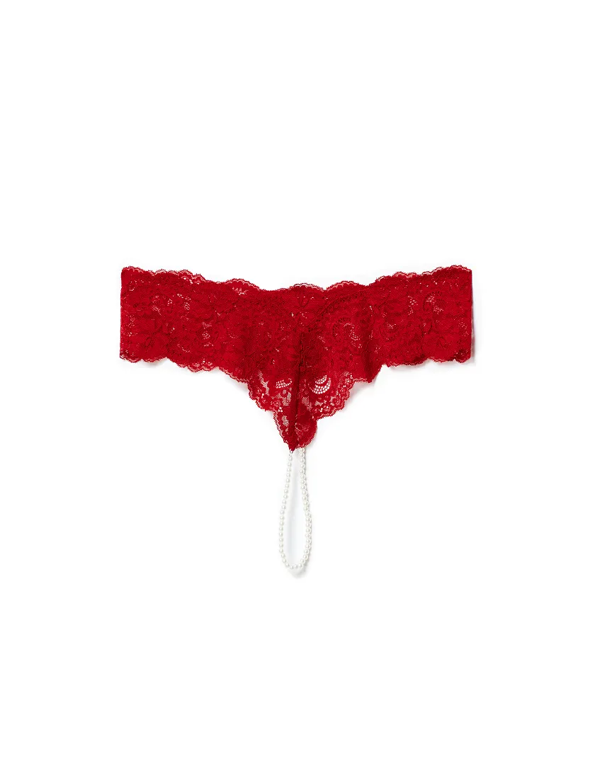 Aster Pearl B2 Thong Dark Red panty bundle Still 3
