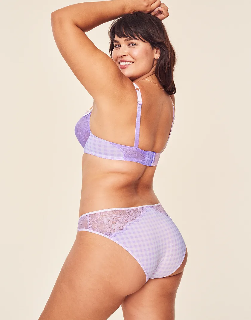 Caen Medium Purple 2 Unlined bra bundle Model 7