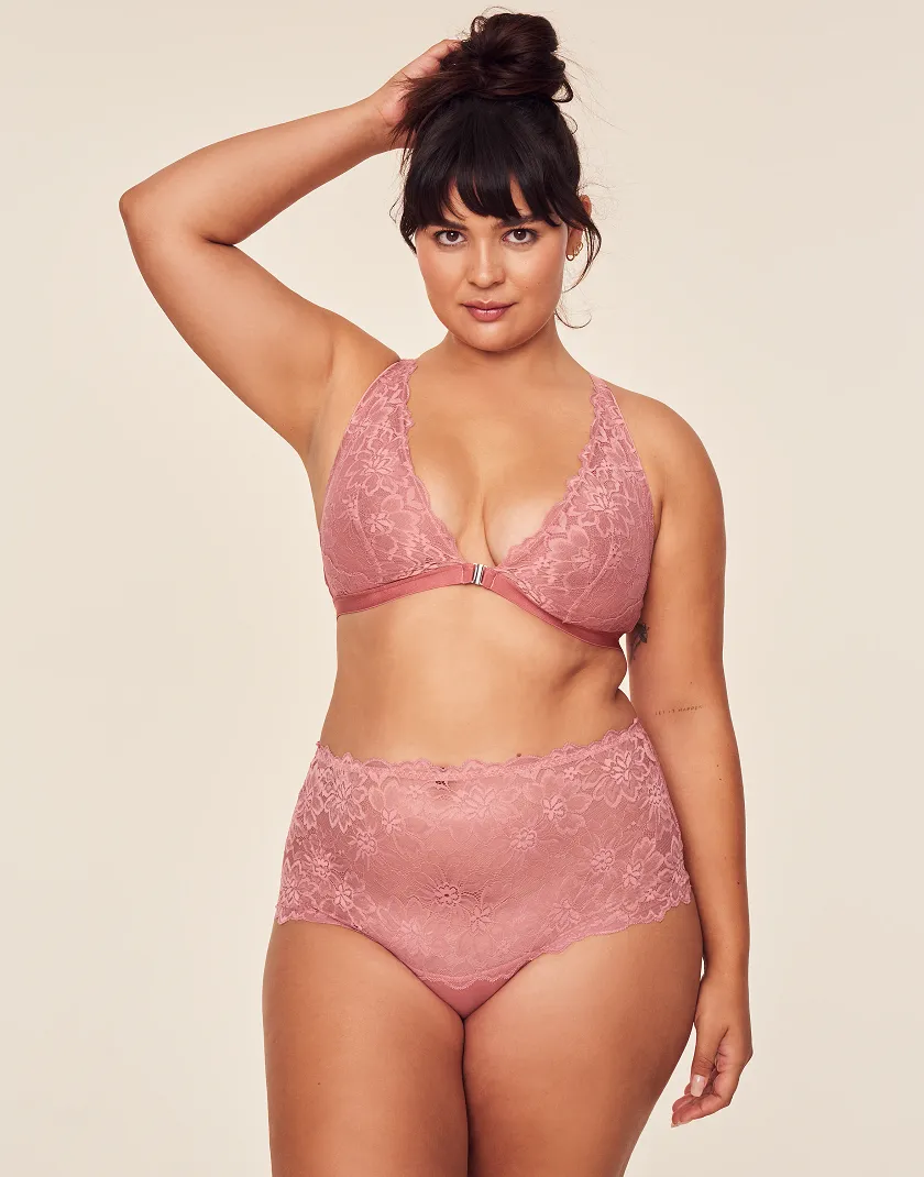 Ronnie Medium Purple 2 Unlined bra bundle Model 3