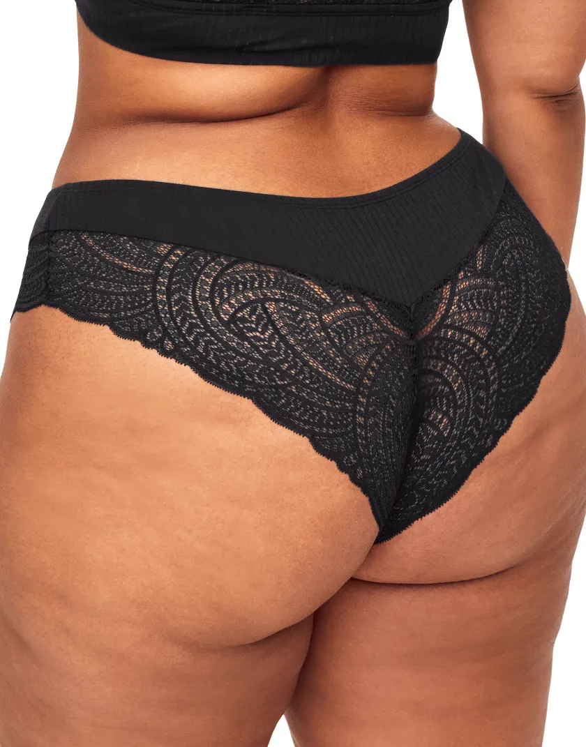 Floretta Solo Cheeky Black panty bundle Model 2