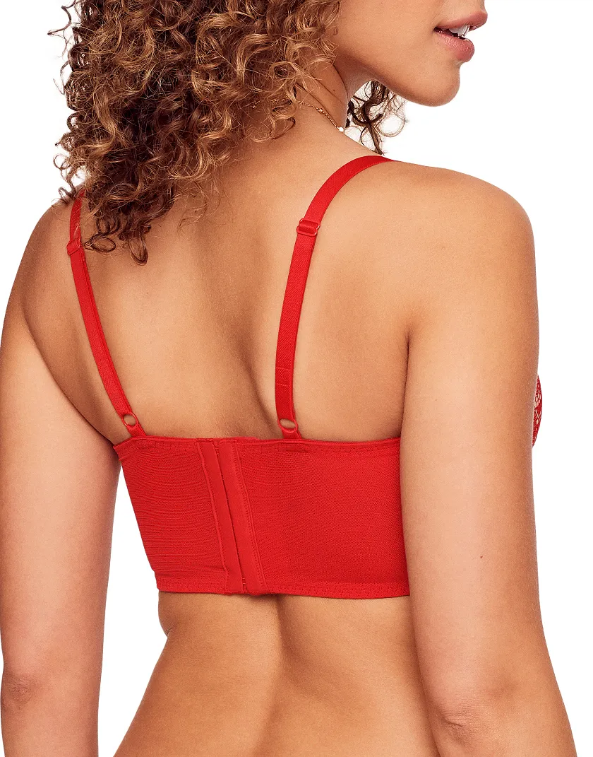 Nymphadora Dark Red 2 Contour bra bundle Model 3