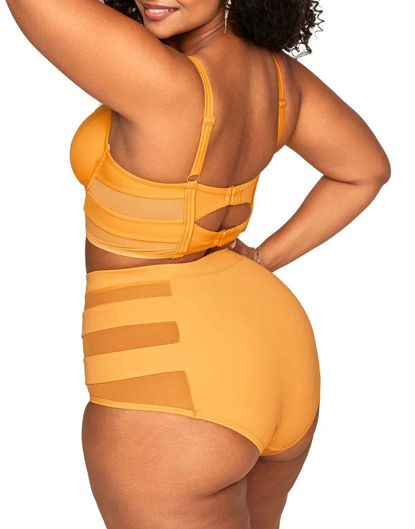 Daeny Medium Orange 2 Contour swimwear bundle Model 4