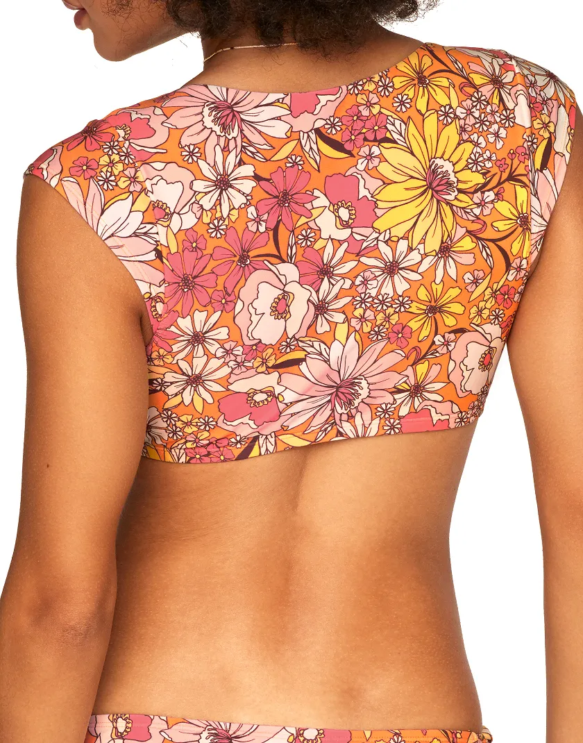 Salamanca Floral Pink 2 Lightly Lined swimwear bundle Model 2