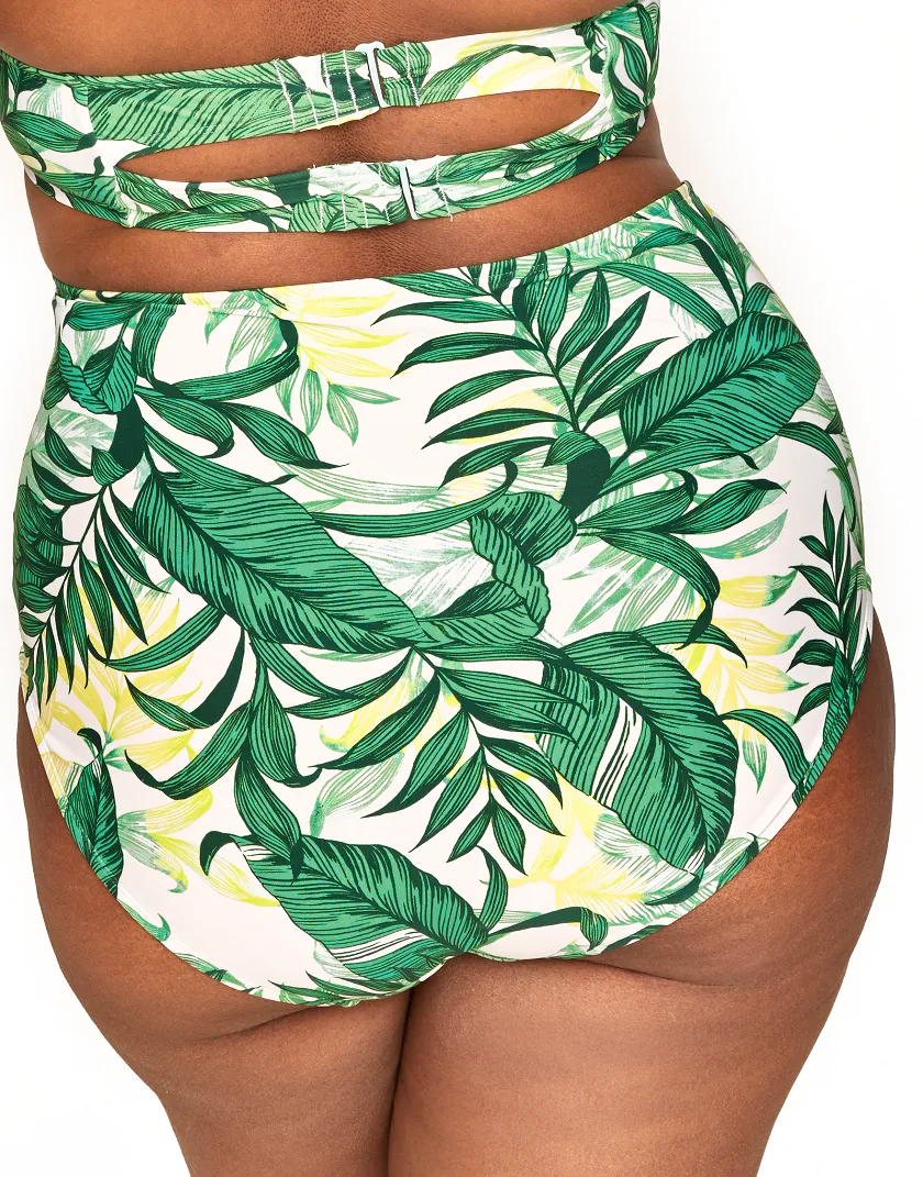 Shelby Tropical Green swimwear bundle Model 1