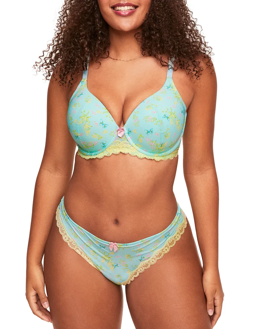 Nare Floral Blue 15 Contour bra bundle Model 3