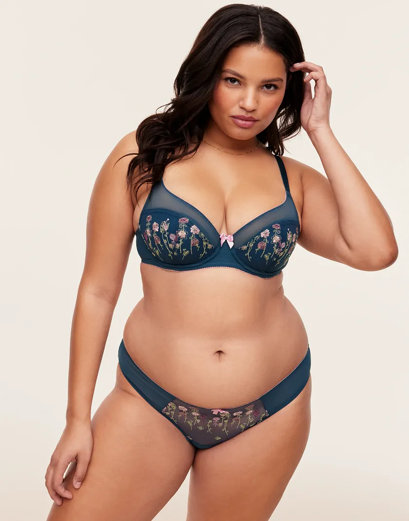Elie Dark Blue 2 Lightly Lined bra bundle Model 7