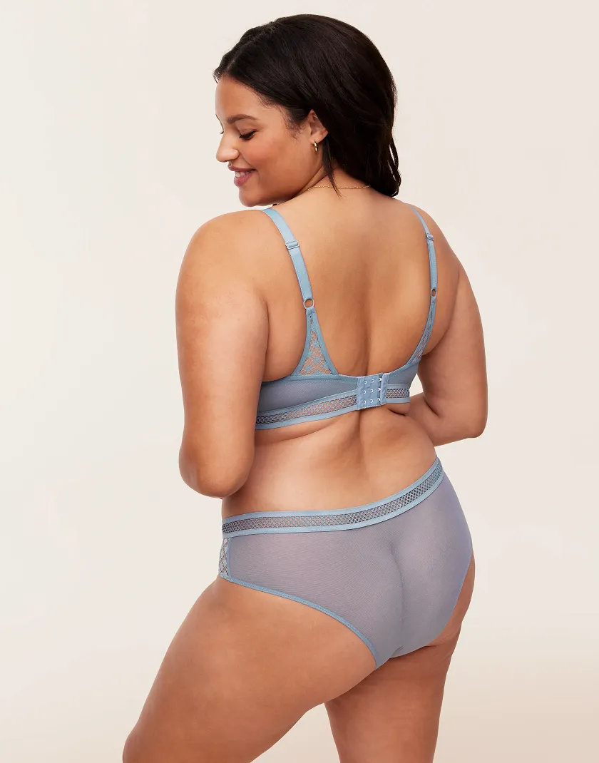 Tatum Medium Blue 2 Unlined bra bundle Model 9