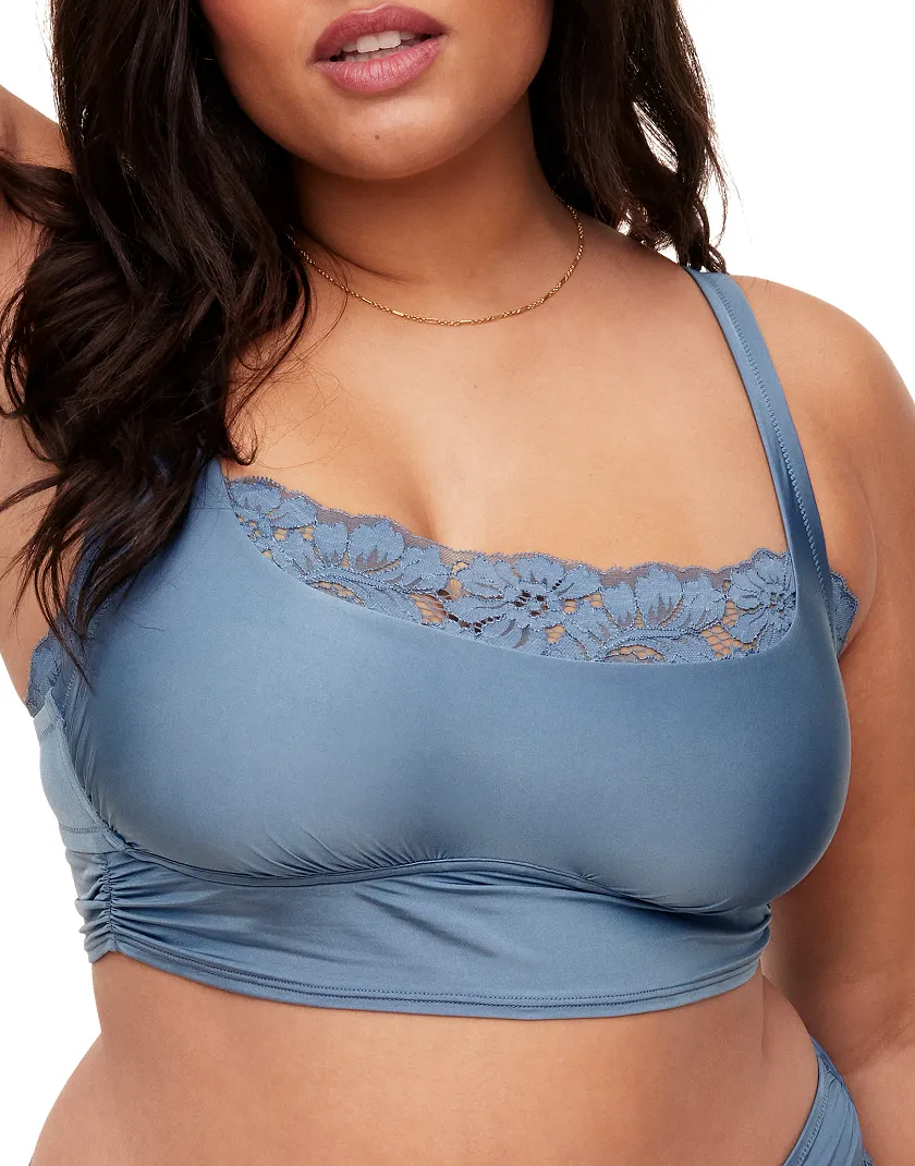 Lizzie Dark Blue 2 Unlined bra bundle Model 1