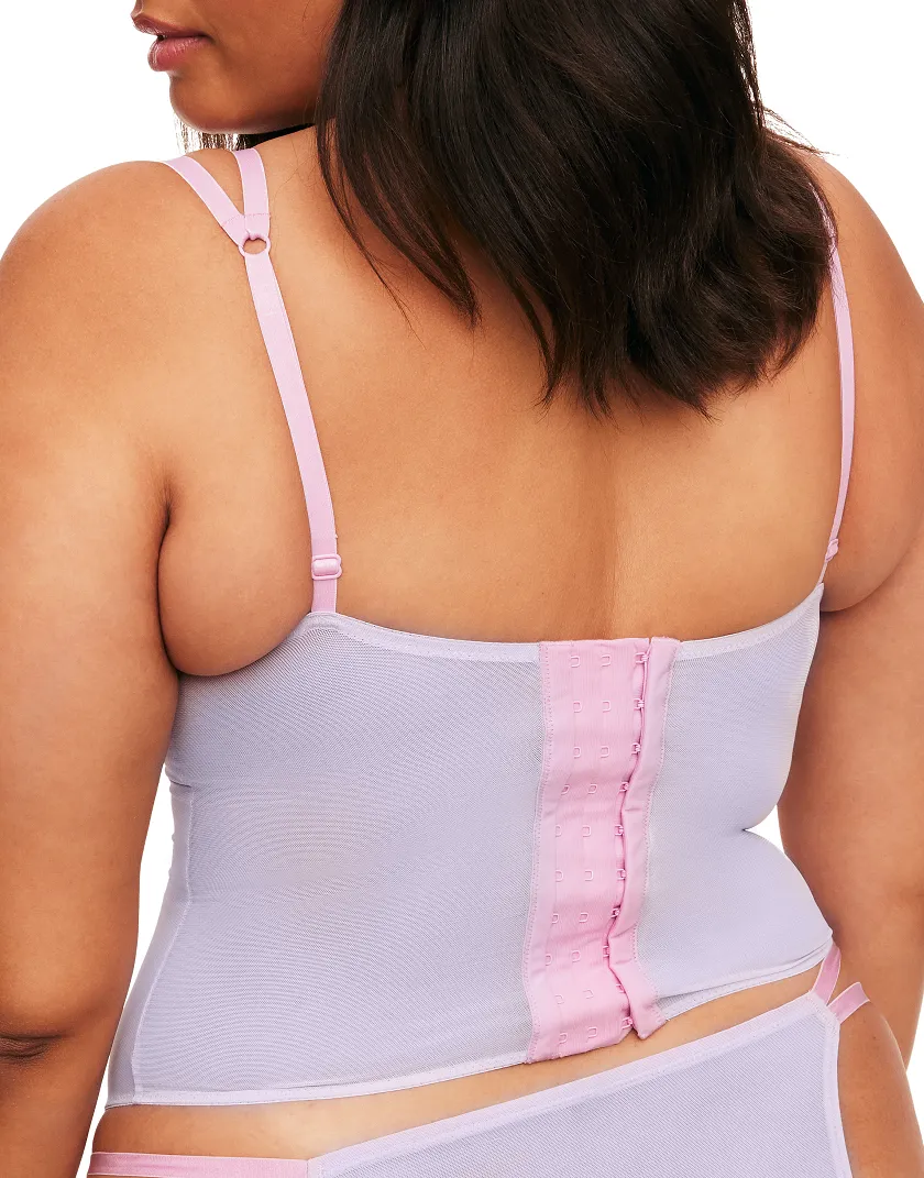Liv Medium Purple 2 Unlined corset bundle Model 1