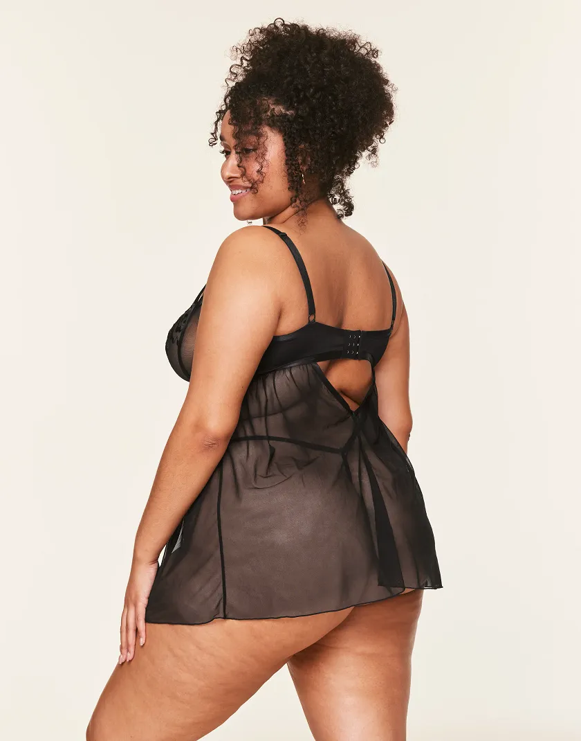 Jestina Black 2 Unlined lingerie bundle Model 1
