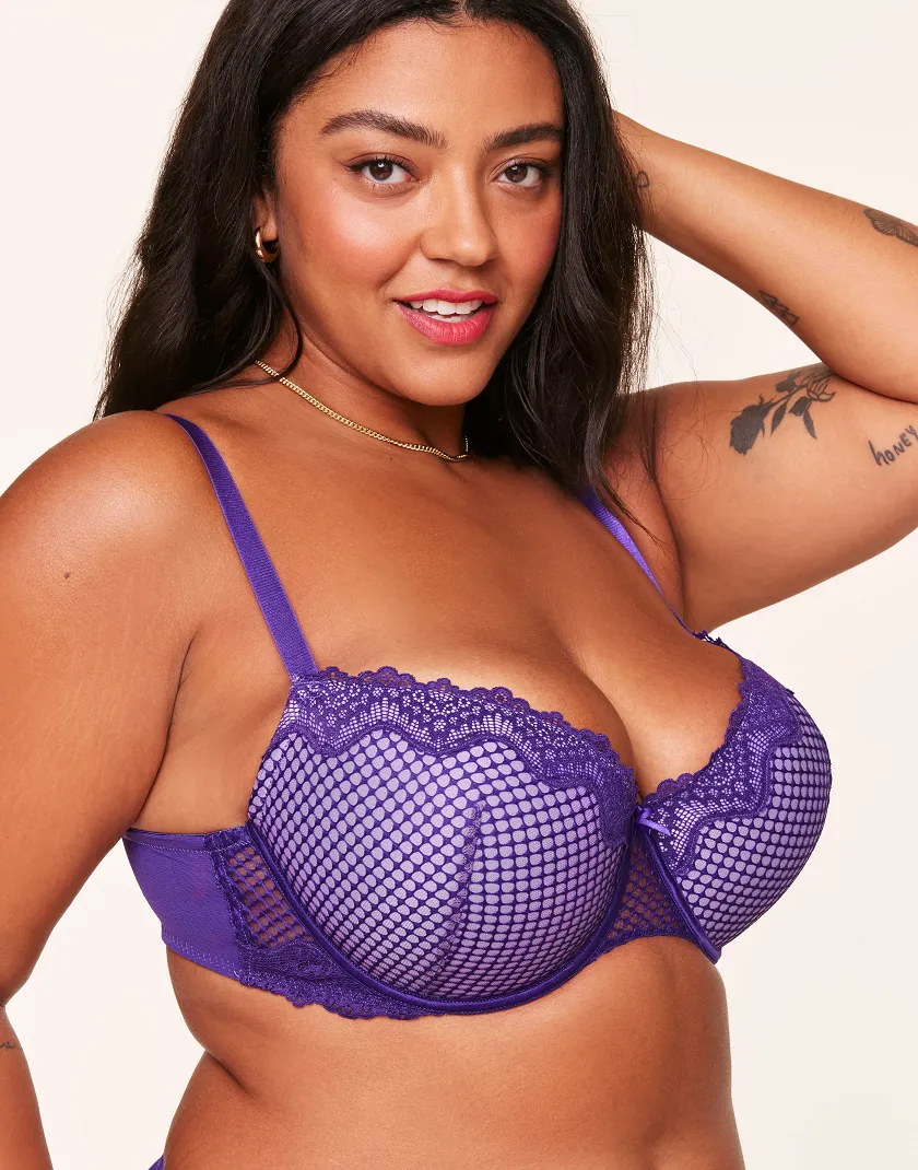 Rubie Dark Purple 2 Push Up bra bundle Model 2
