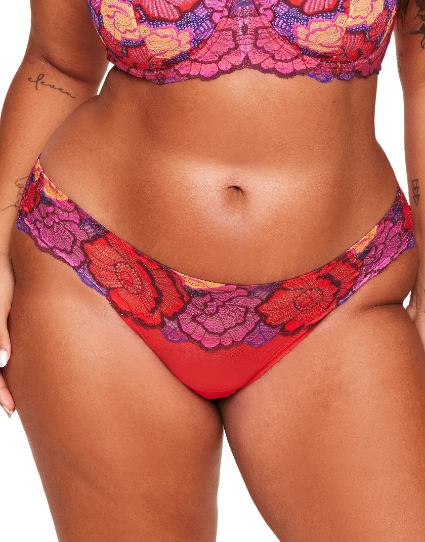 Colete Floral Red 2 Contour bra bundle Model 6