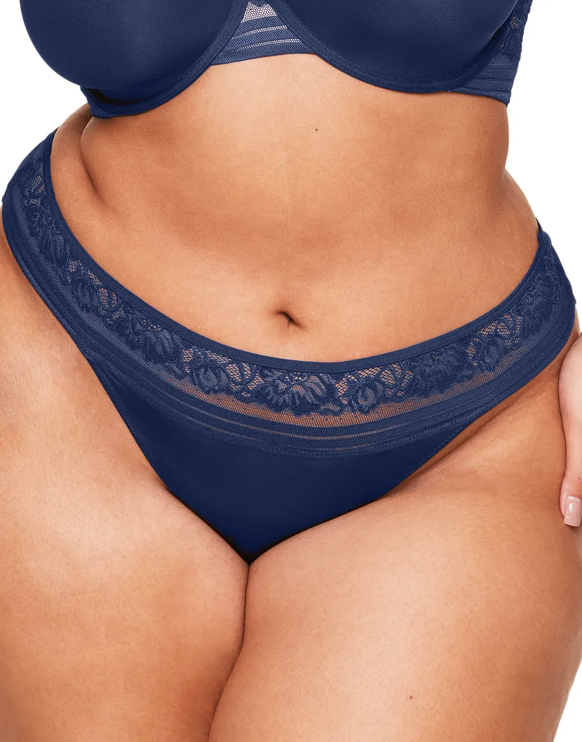Amellia Thong Dark Blue 2 panty bundle Model 3