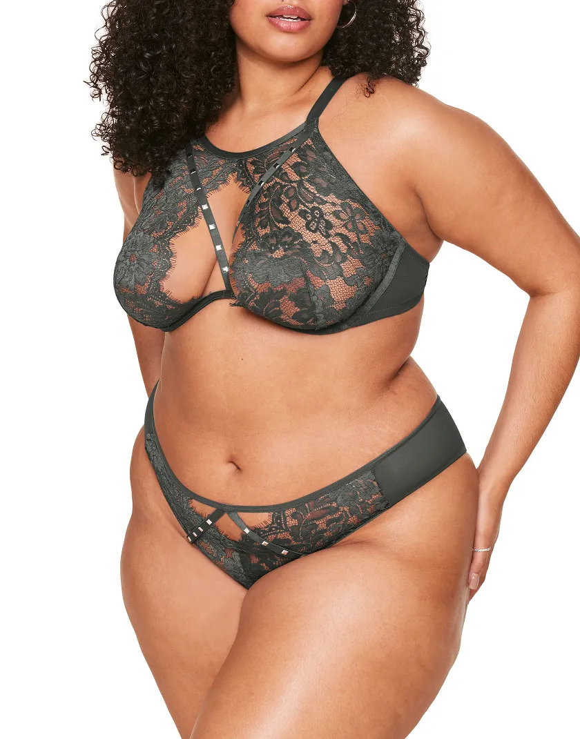 Emmeline Dark Gray 2 Unlined bra bundle Model 5