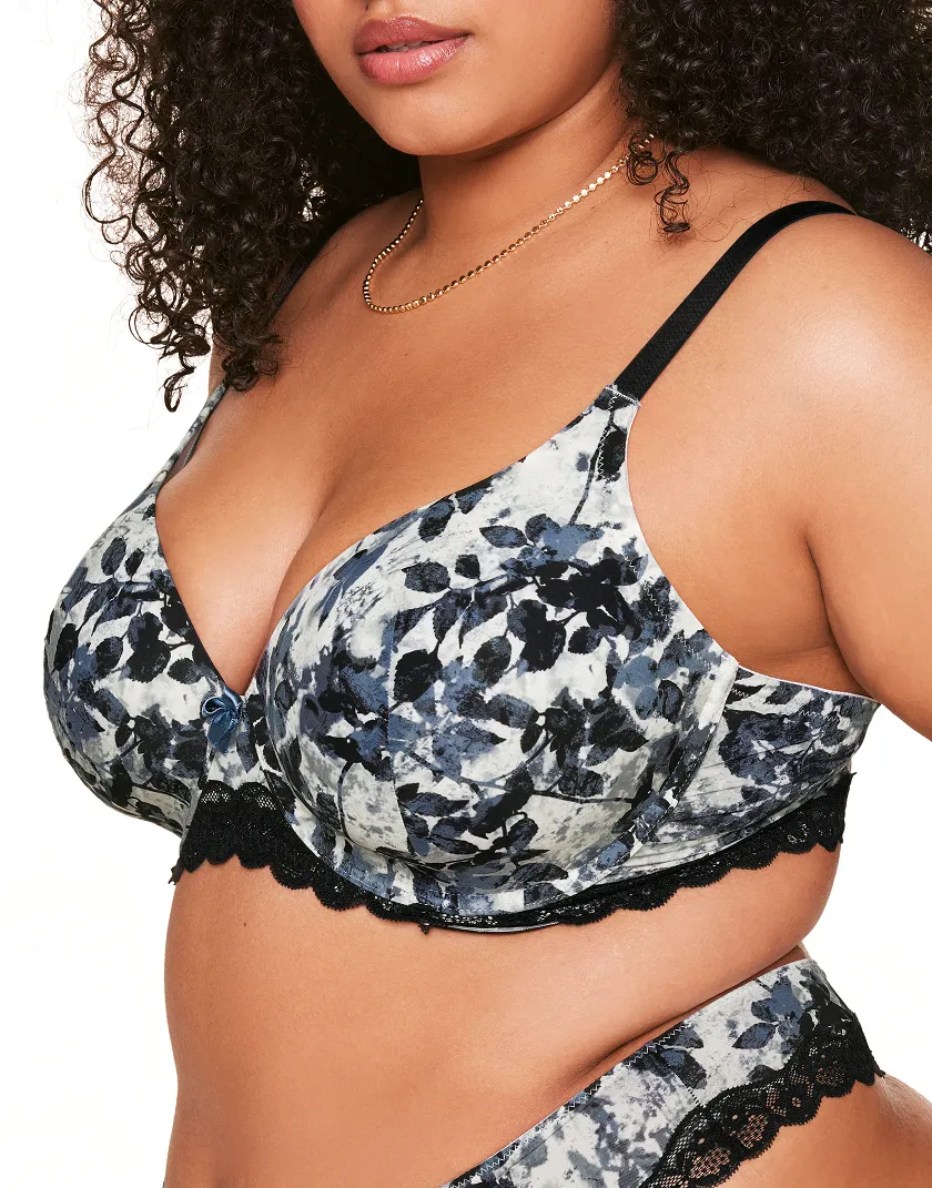 Nare Watercolor Blue 3 Lightly Lined bra bundle Model 1