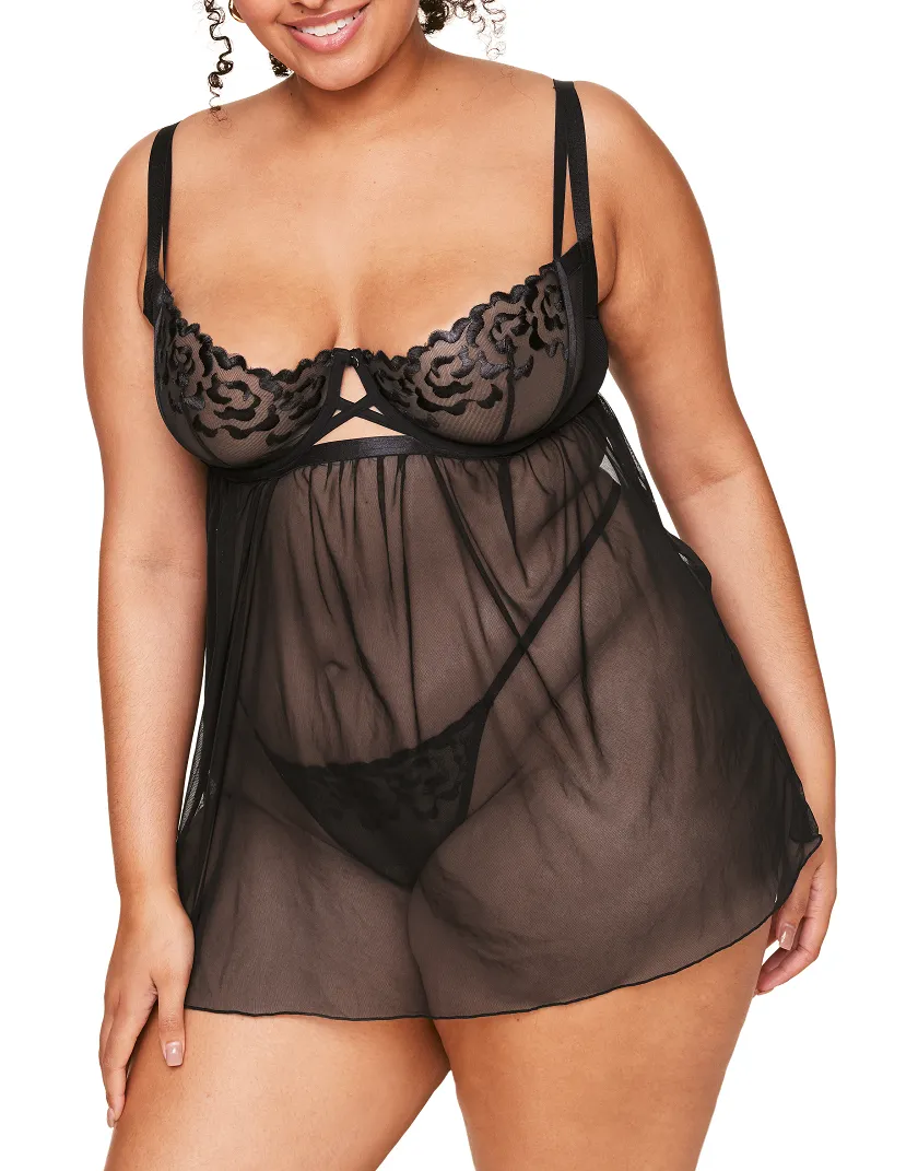 Jestina Black 2 Unlined lingerie bundle Model 3