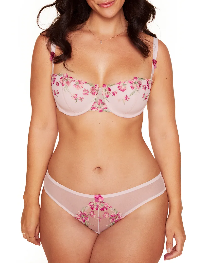 Daphne Floral Pink 2 Contour bra bundle Model 3