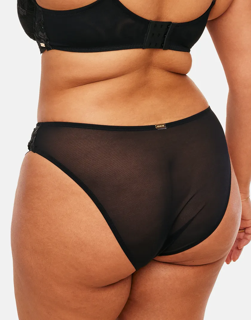 Vicky Brazilian Black panty bundle Model 4