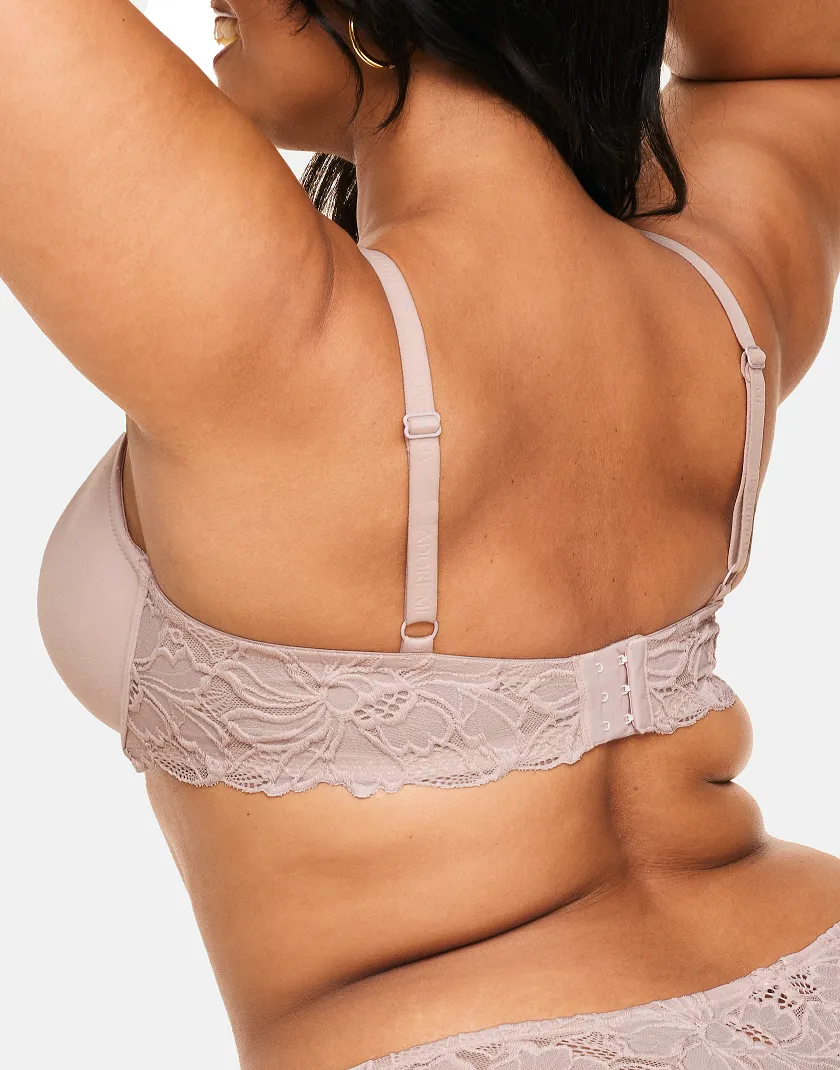 Teagan Medium Beige 2 Contour bra bundle Model 4