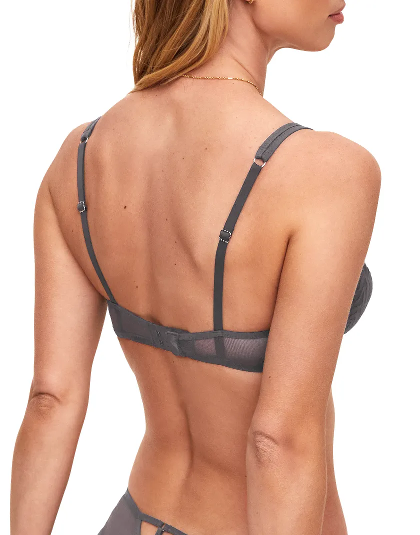 Becca Dark Gray 2 Unlined bra bundle Model 2