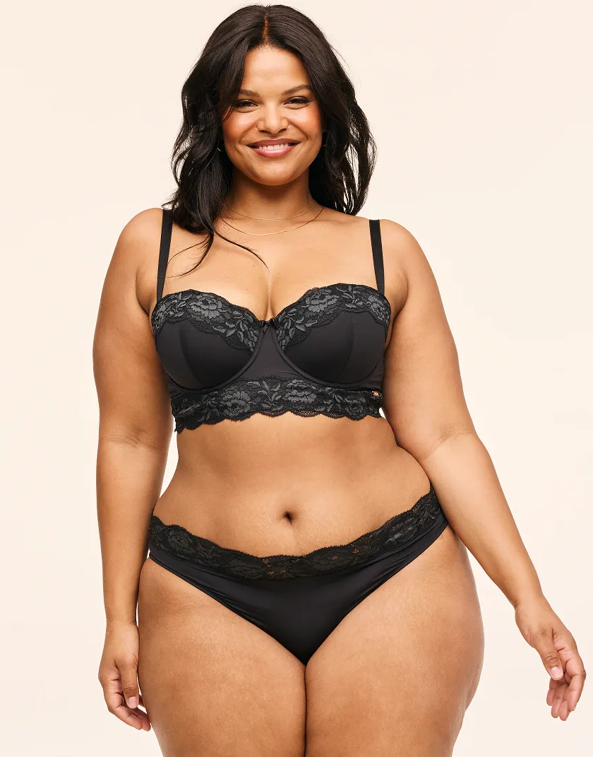 Mavis Black 2 Lightly Lined bra bundle Model 7